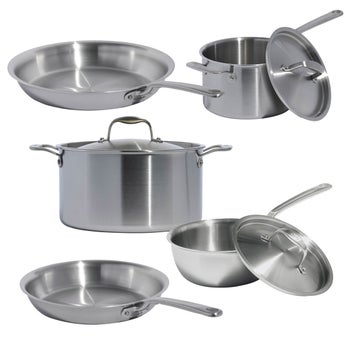 MADE IN 5-Ply Stainless Steel 8-piece Cookware Set