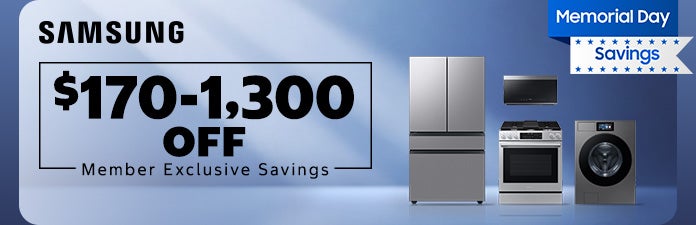Memorial Day Appliance Savings