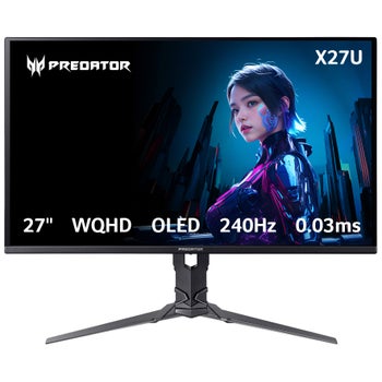 Acer 26.5-inch Predator X27U OLED WQHD 240Hz Gaming Monitor