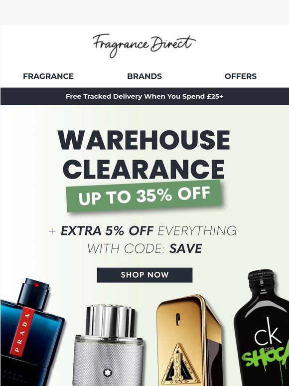 Extra Savings On Men's Fragrance!