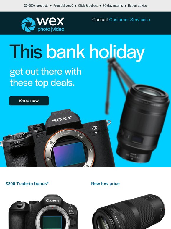 Long weekend, seriously good deals 📆📸
