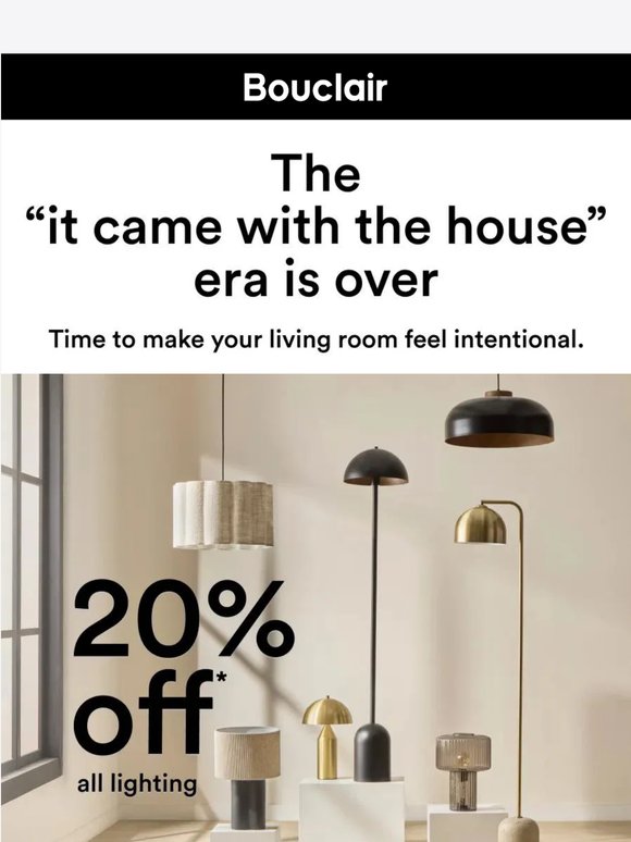 Treat yourself to the living area you deserve