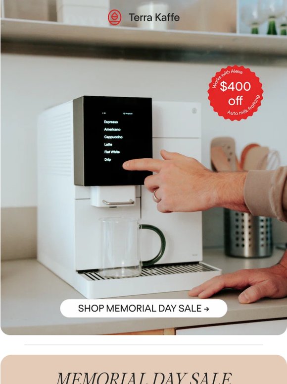 ☕ Memorial Day Sale is LIVE ☕