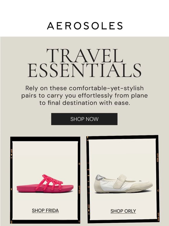 Comfy pairs for traveling