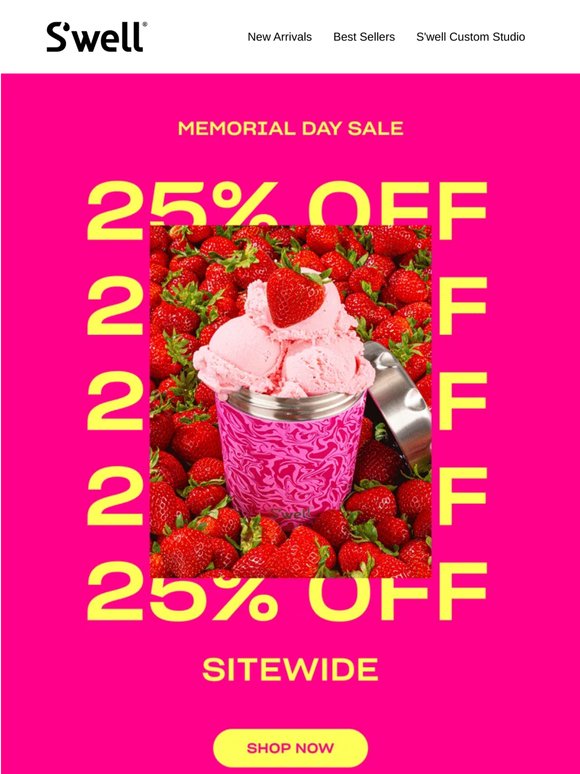 25% Off Sitewide Starts Now!