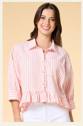 Shop Summer Stripe Seersucker Shirt