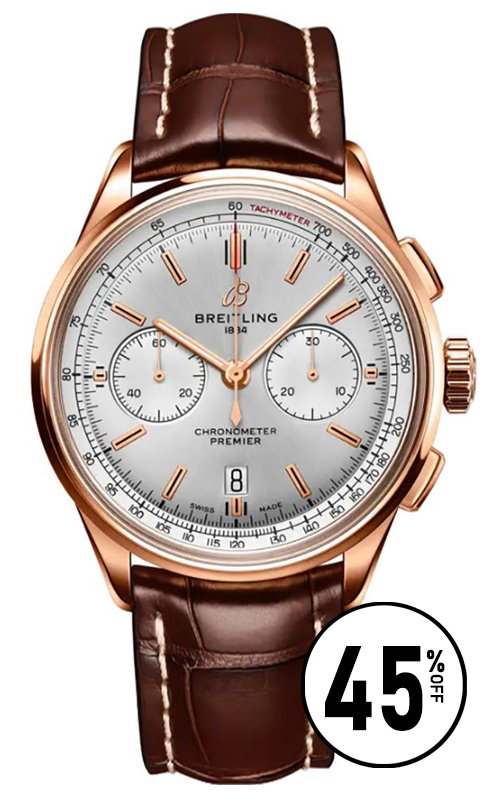Premier B01 Chronograph 42 18k Rose Gold Men's Watch RB0118371G1P2