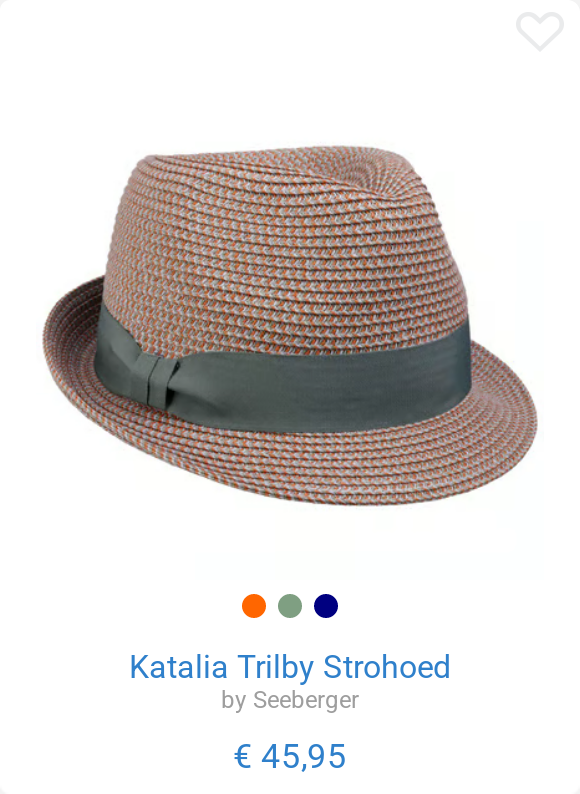 Katalia Trilby Strohoed by Seeberger