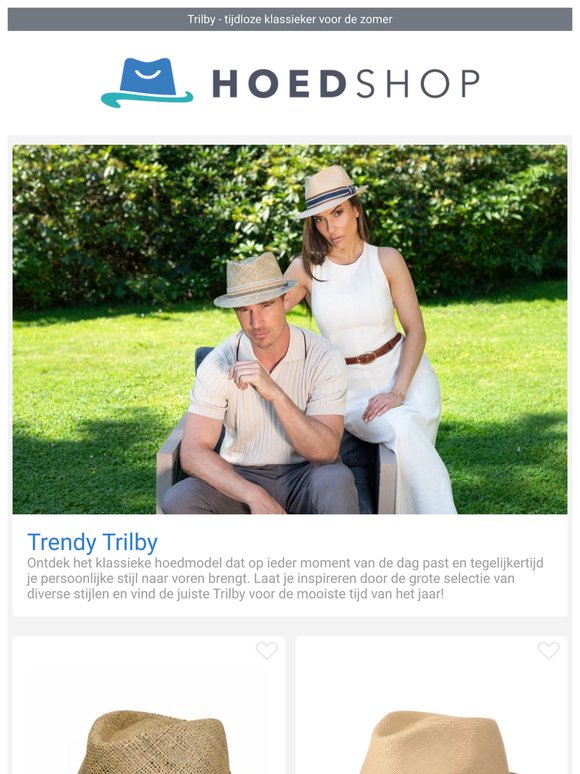 Trendy Trilby ☀️ klassieke vorm met een moderne touch