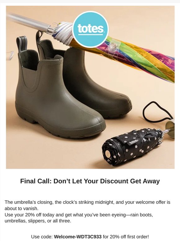 Last chance to save 20%