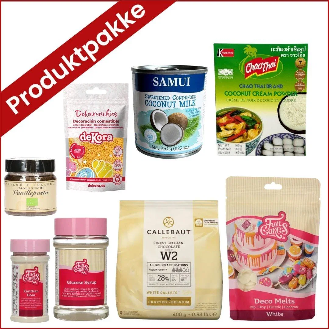 Image of Produktpakke til Kokos ispinner med sitronkrem