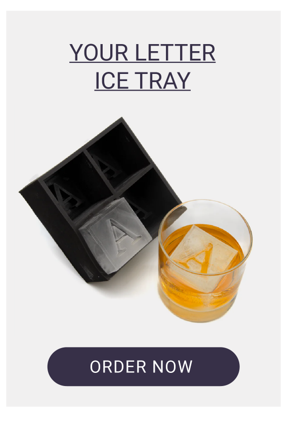 YOUR LETTER ICE TRAY