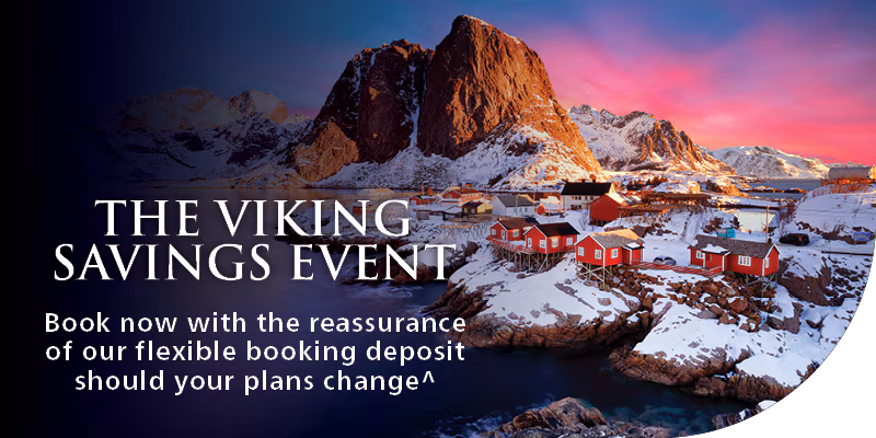Plan with Viking's flexible booking deposit