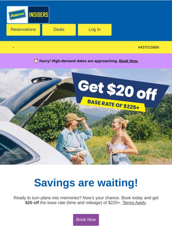 $20 👏 OFF 👏 BASE 👏 RATE