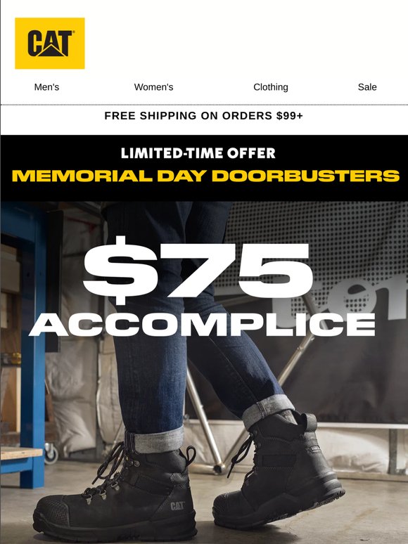 Now Just $75: Accomplice Work Boots
