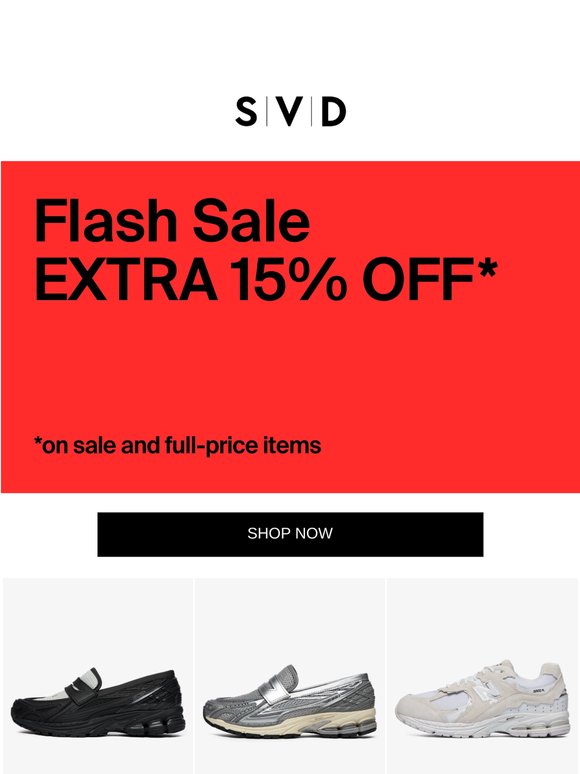 EXTRA 15% OFF⚡ Until Sunday!
