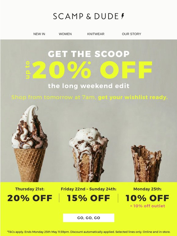 New discount on the way ⚡