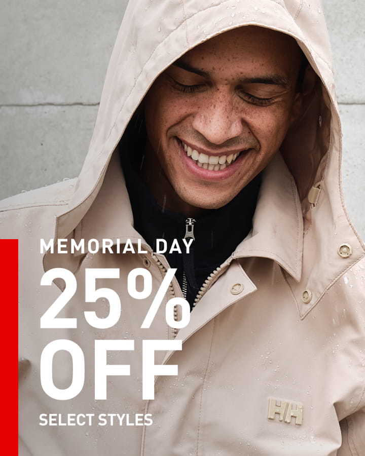 Memorial Day - 25% off select styles