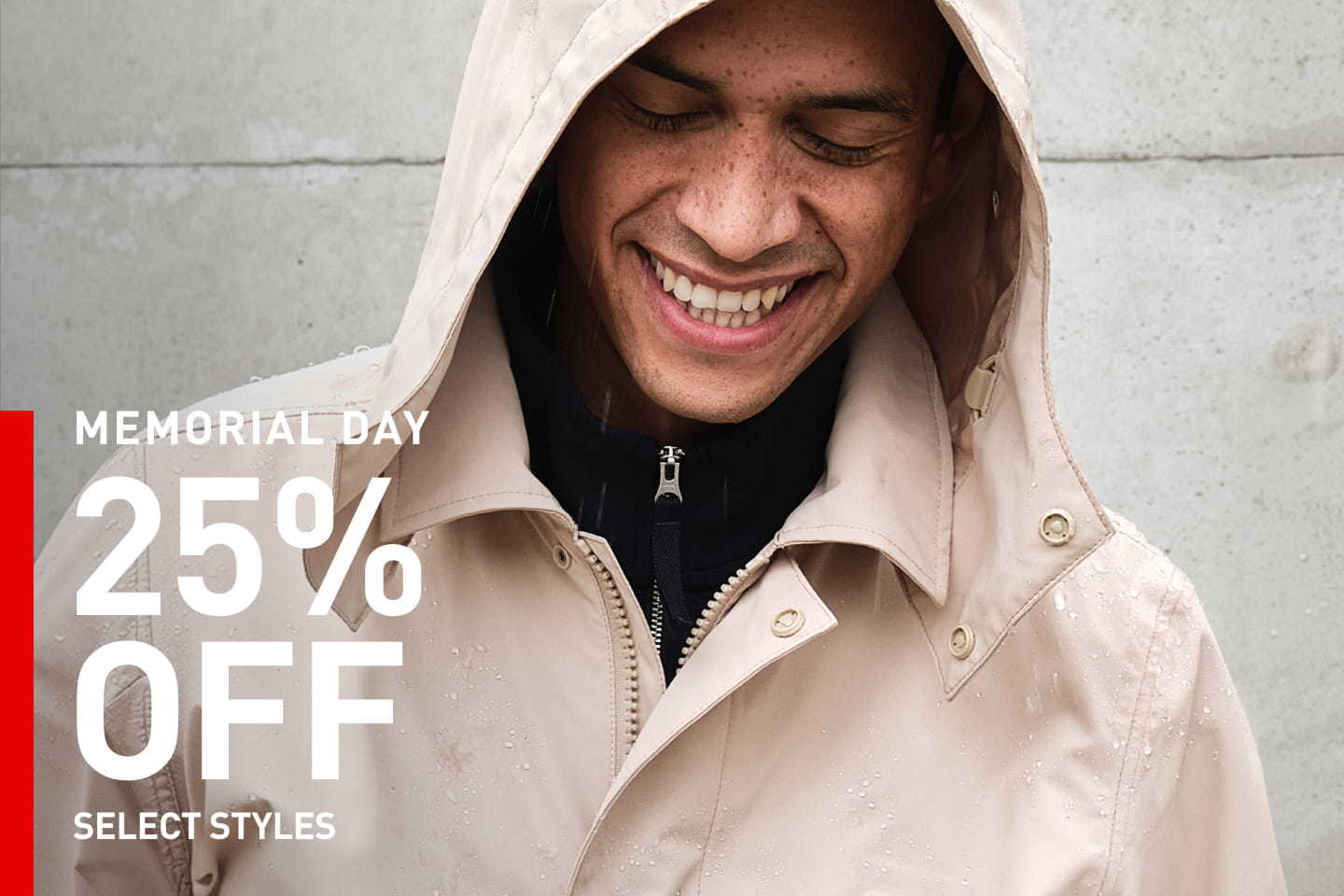 Memorial Day - 25% off select styles