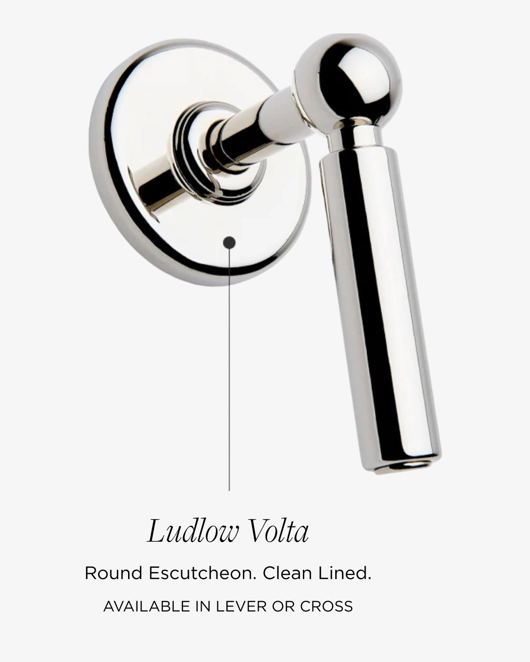 Ludlow Volta Volume Control with Lever Handle