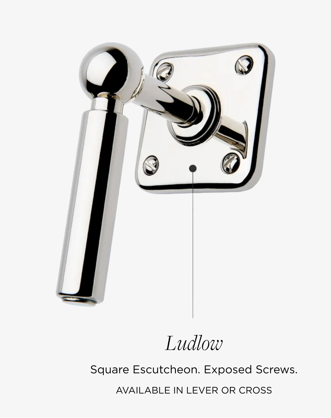 Ludlow Volume Control Valve Trim with Lever Handle