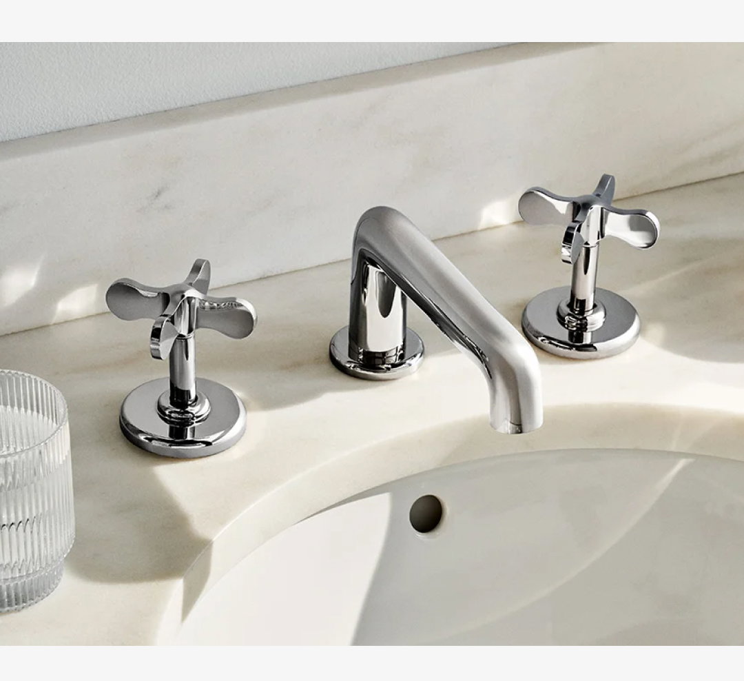 Ludlow Volta Lavatory Faucet with Cross Handles