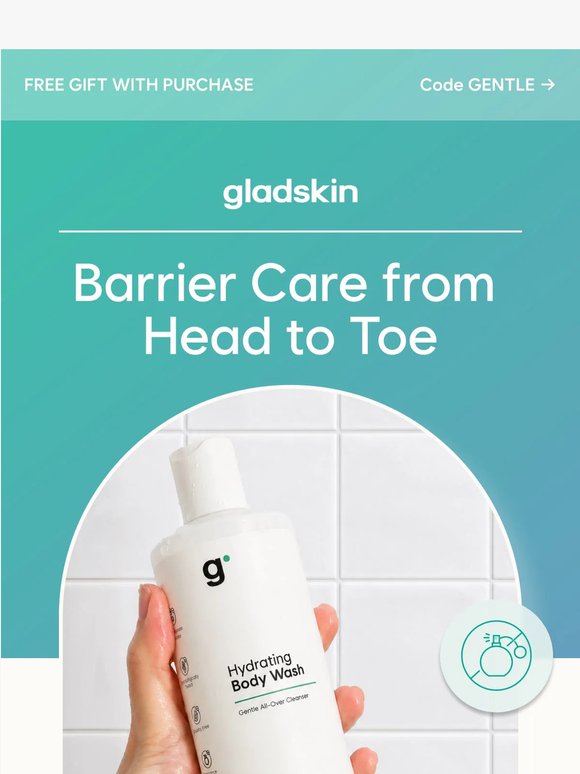 Barrier care starts in the shower 🚿