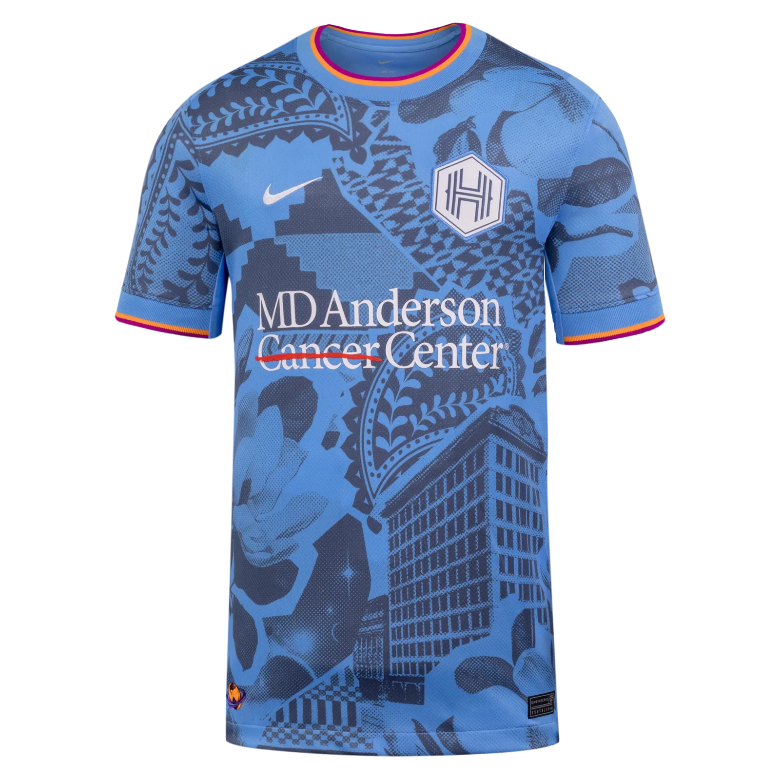 Image of 2026 Youth Houston Dash Third Replica Houston Chronicles Customizable Jersey