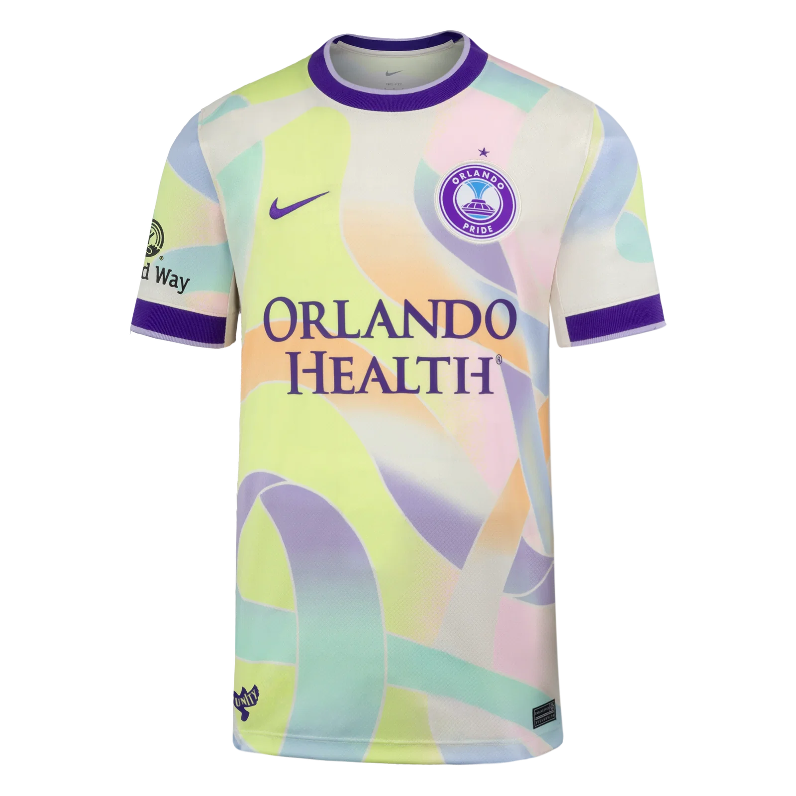 Image of 2026 Youth Orlando Pride Nike Secondary Unity Replica Customizable Jersey