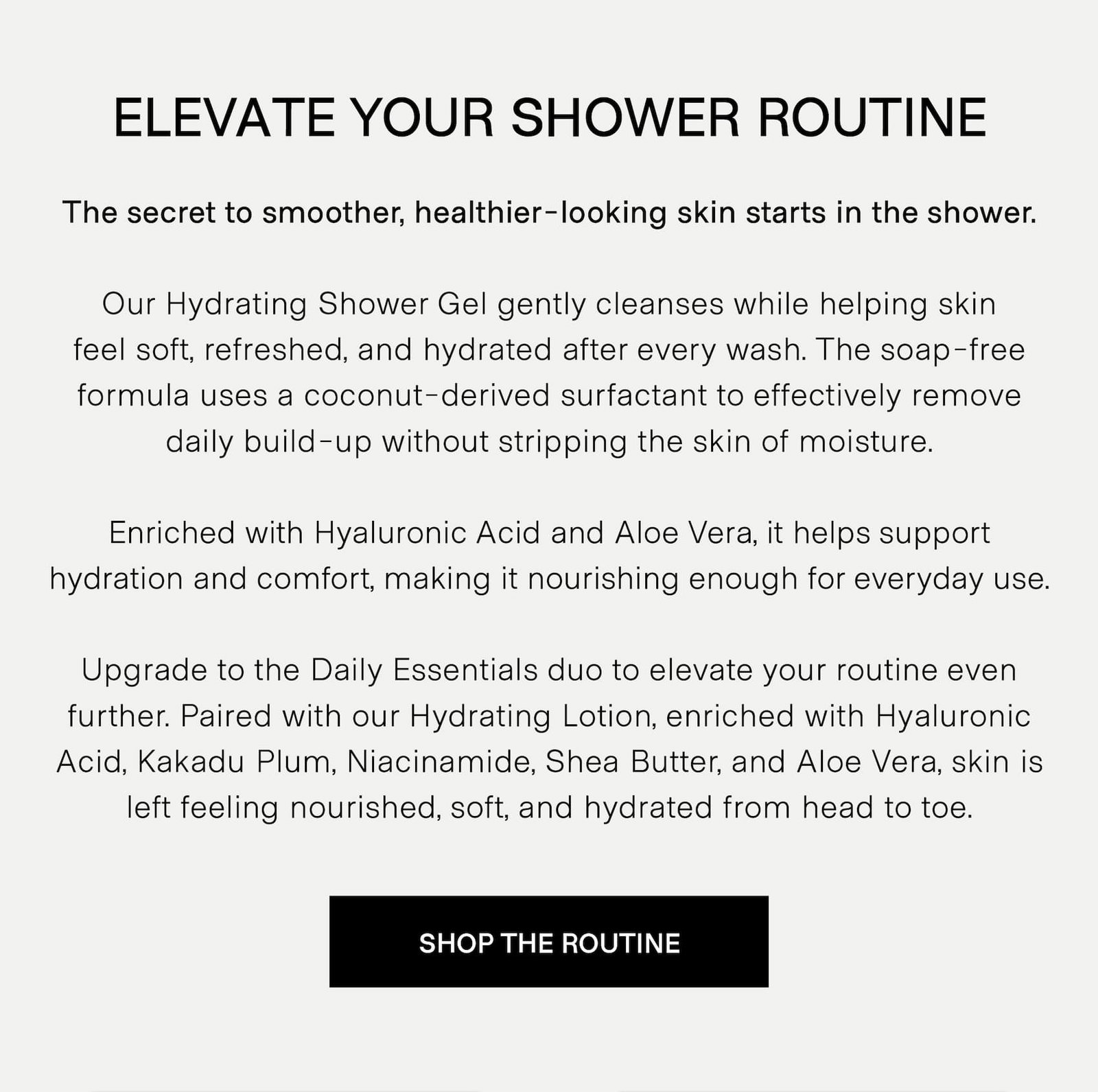 Elevate Your Shower Routine