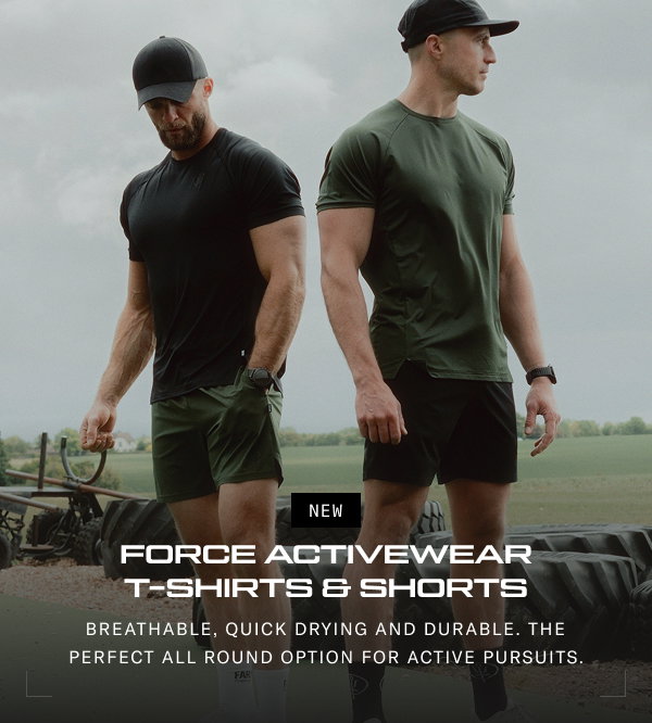 FORCE MOTION & CORE T-SHIRTS & SHORTS
