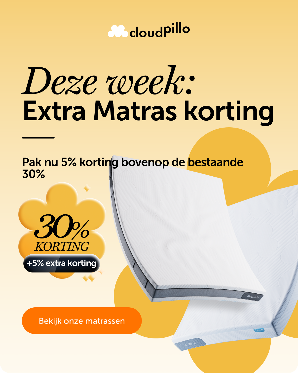 Cloudpillo Matrassen deals
