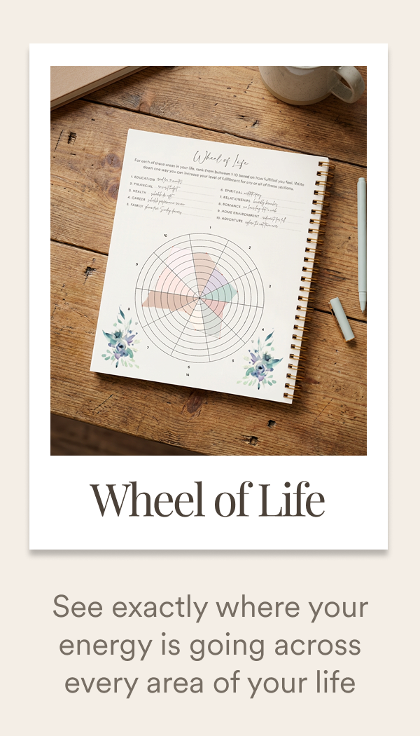 Wheel of Life  See exactly where your energy is going across every area of your life