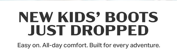 New kids boots just dropped