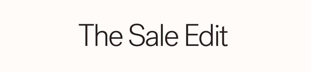 The Sale Edit