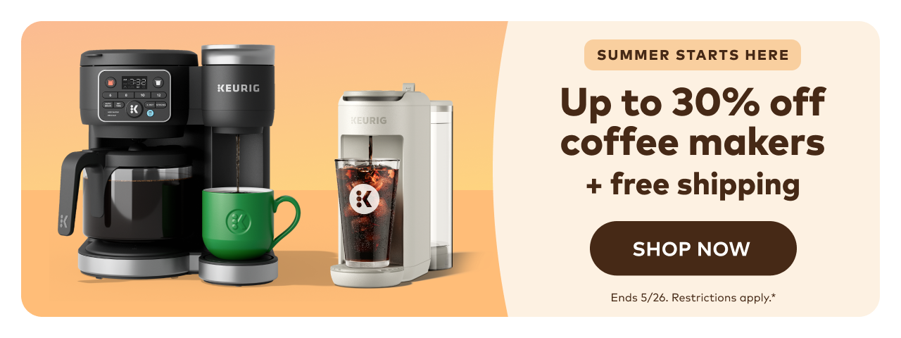 Up to 30% off coffee makers with code MAYFLAVORFEST