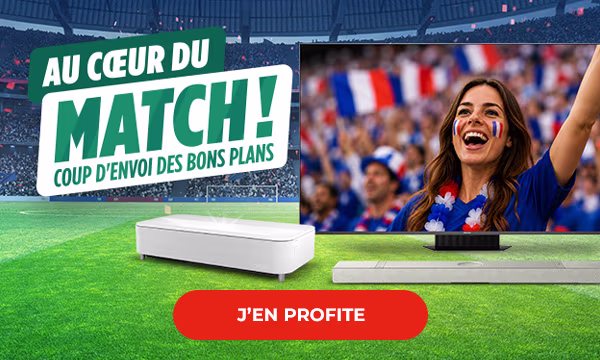 Au cœur du match : coup d'envoi des bons plans ! J'en profite. 