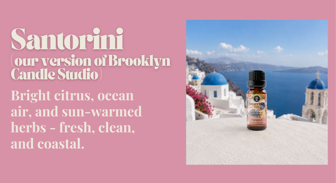 Santorini Fragrance Oil (our version of Brooklyn Candle Studio)