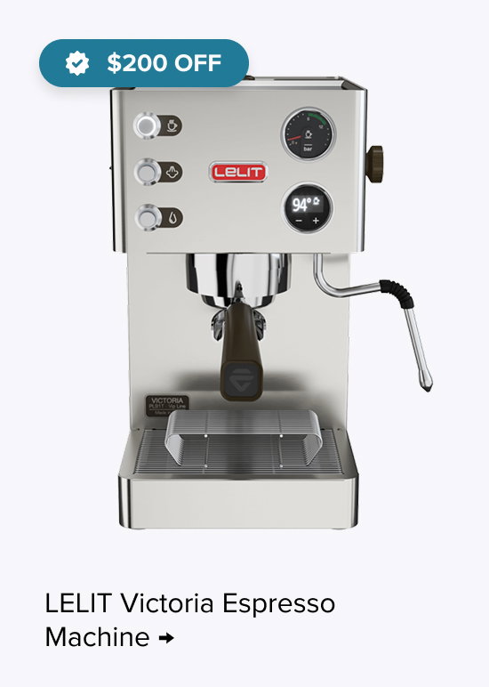 LELIT Victoria Espresso Machine - $200 Off
