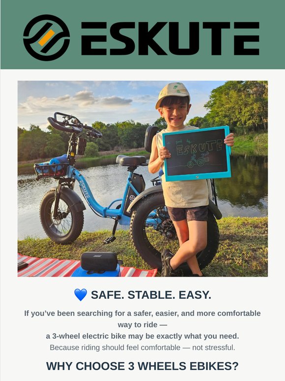💙 Looking for a More Stable Way to Ride?