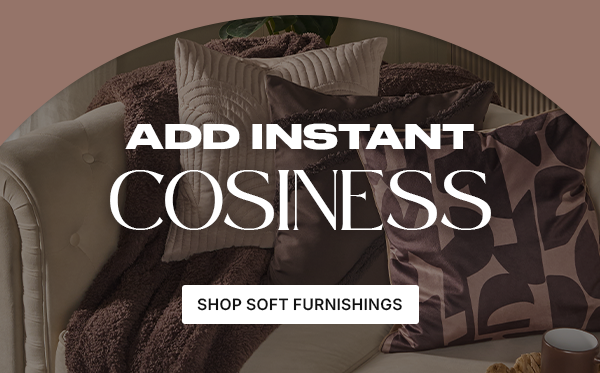 Add Instant Cosiness - Shop Soft Furnishings
