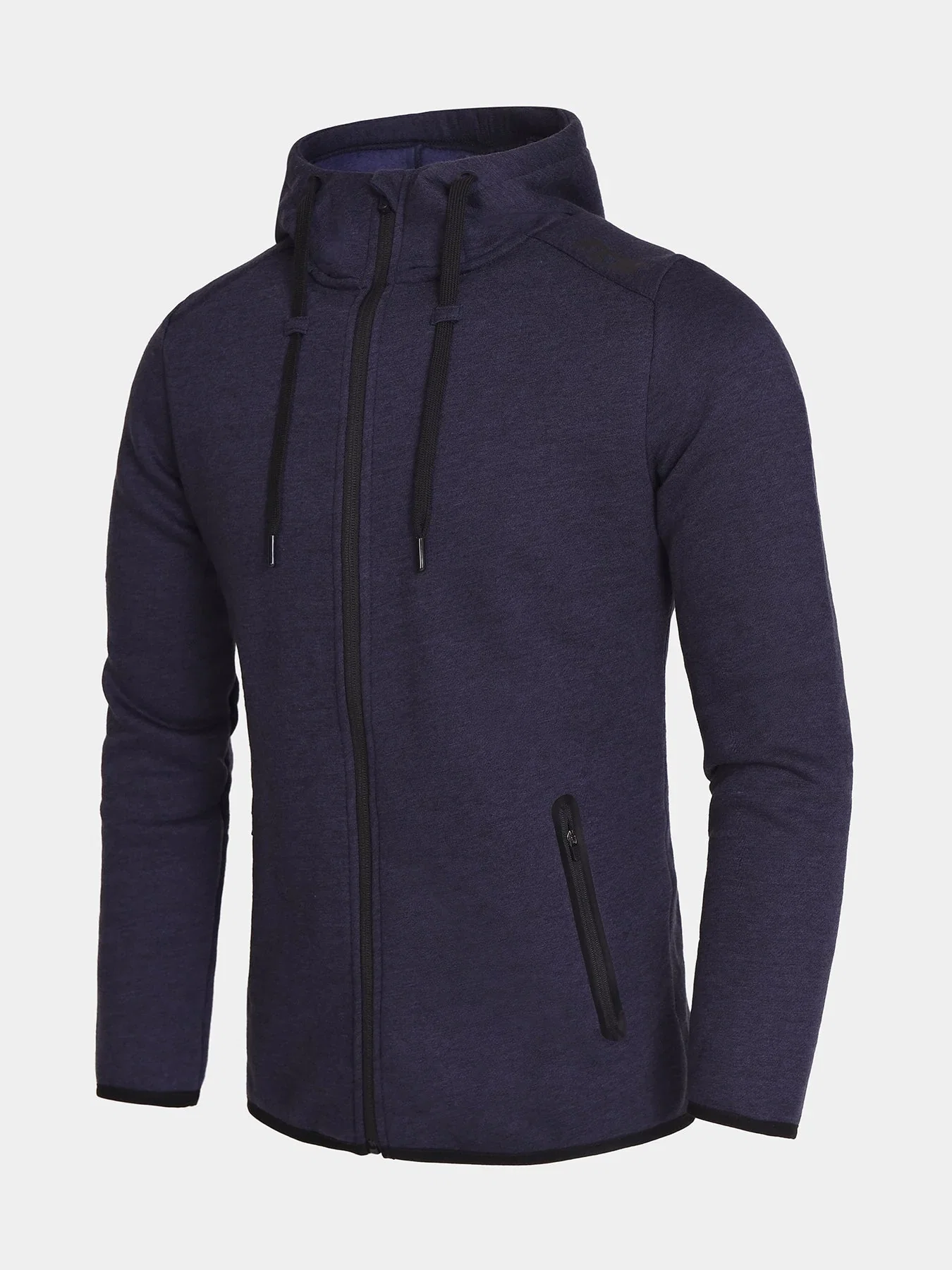 Image of Revolution Tech Gym Running Hoodie For Men With Zip Pockets