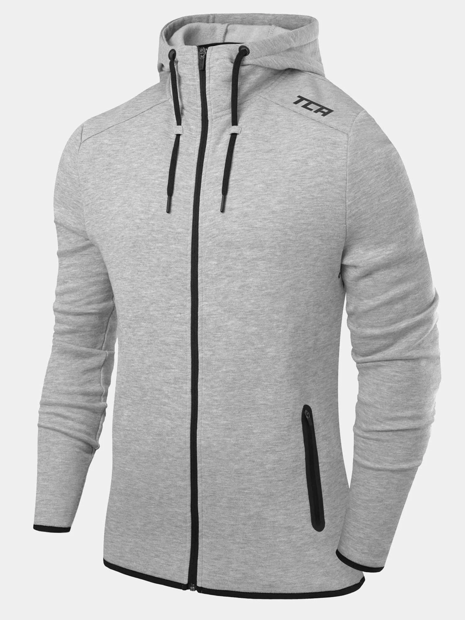 Image of Revolution Tech Gym Running Hoodie For Men With Zip Pockets