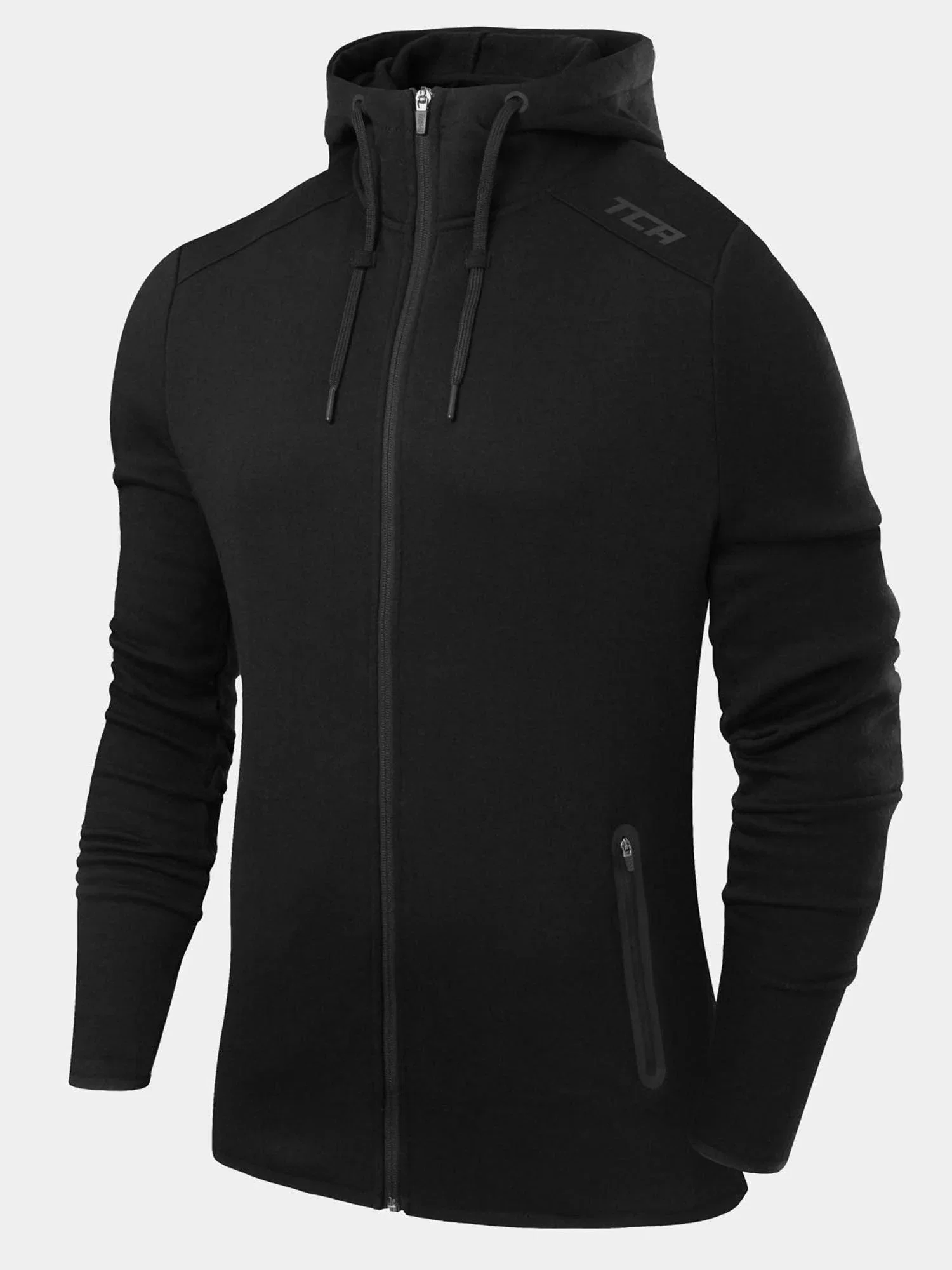 Image of Revolution Tech Gym Running Hoodie For Men With Zip Pockets