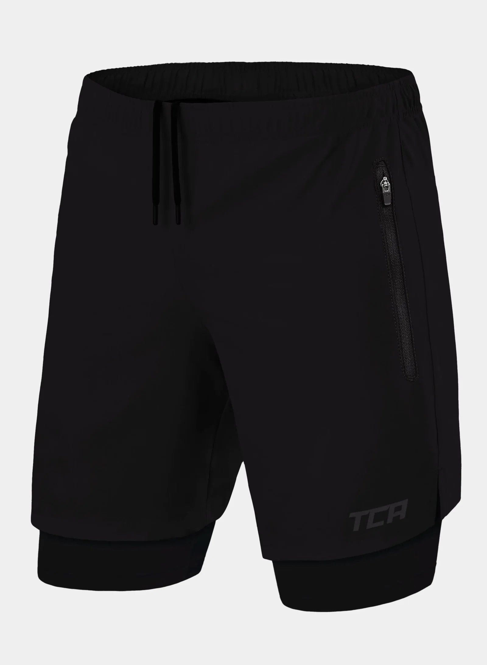 Image of Ultra 2-in-1 Running Short For Men With Side Zip Pockets & Internal Compression Lining