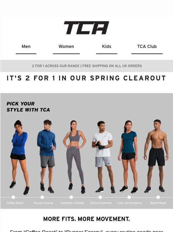 Upgrade Your Training Gear with 2 For 1 in our Spring Stock Clearance Sale ⚡️
