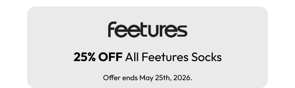25% OFF All Feetures Socks