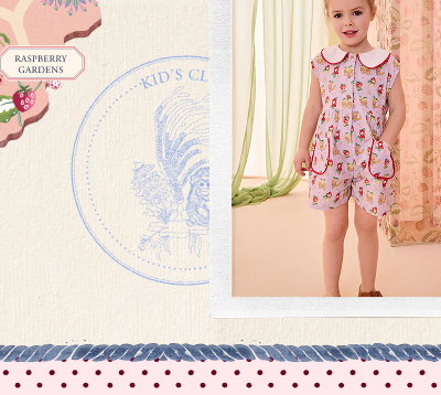 Cath Kidston Pink Strawberries Blouse And Trousers Set (3mths-8yrs)