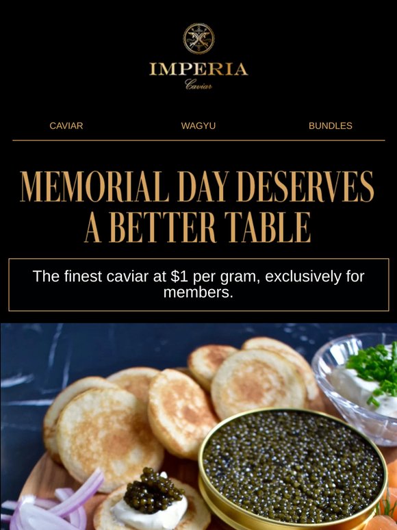 $1 Per Gram. The Memorial Day Gathering Starts Here.