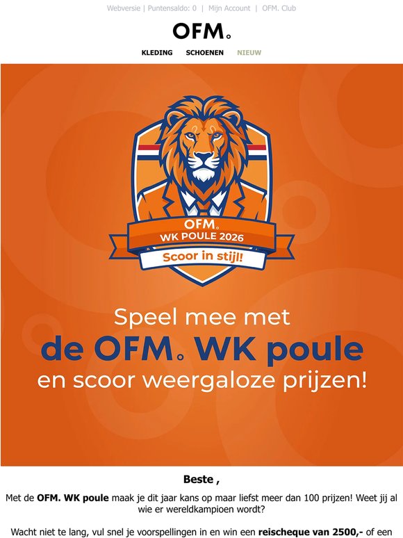 Voorspel het WK & win! 🏆